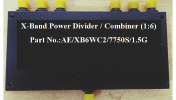 X-Band 6 Way Power divider